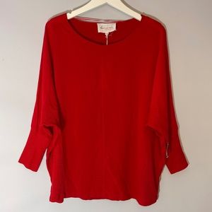 Two by Vince Camuto (NWT) Rayon Red Blouse Size XL